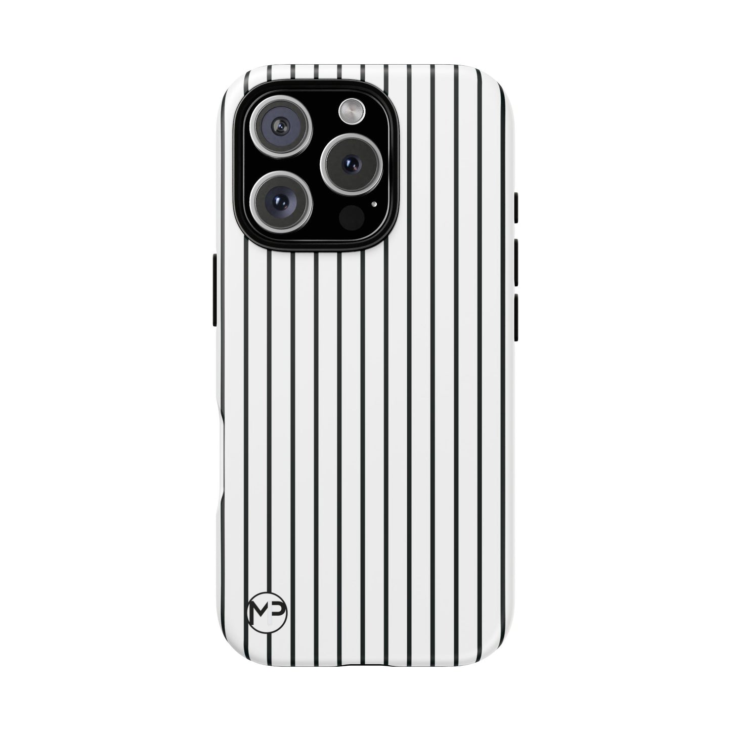Striped Tough Phone Case — Slim Protective iPhone Cover