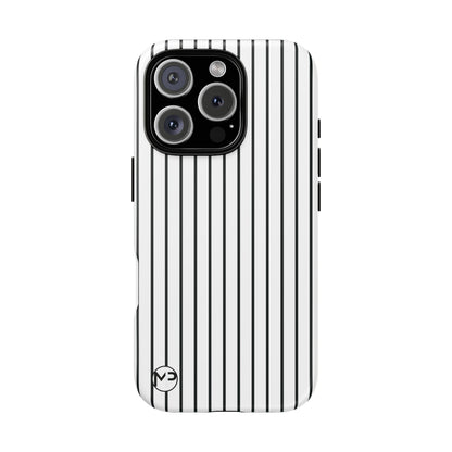 Striped Tough Phone Case — Slim Protective iPhone Cover