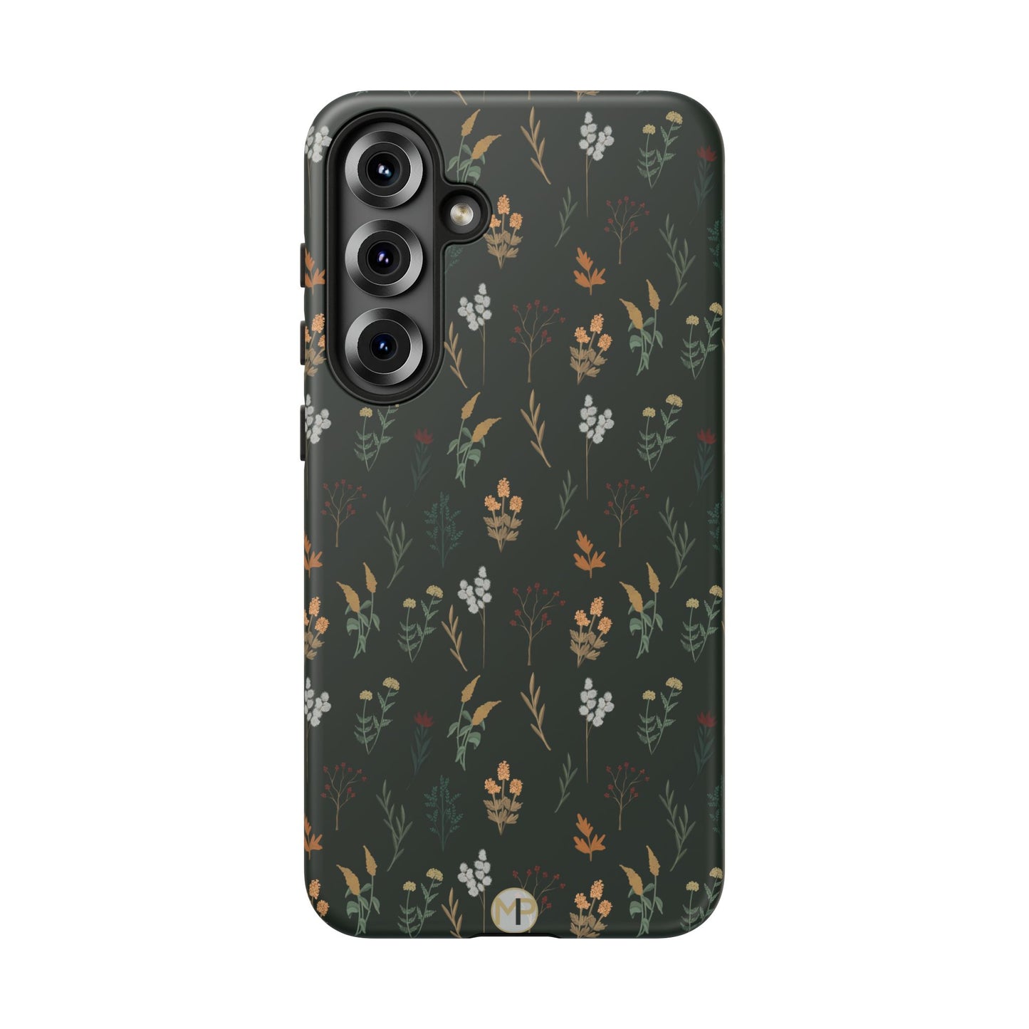Pressed Floral Tough Phone Case - Durable Design for Nature Lovers
