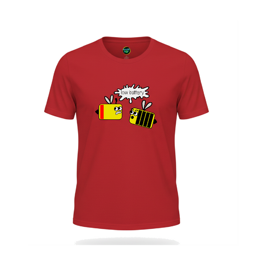 Low Battery Cute Bee T-Shirt