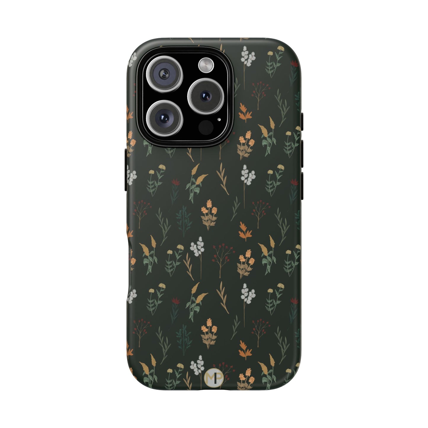 Pressed Floral Tough Phone Case - Durable Design for Nature Lovers