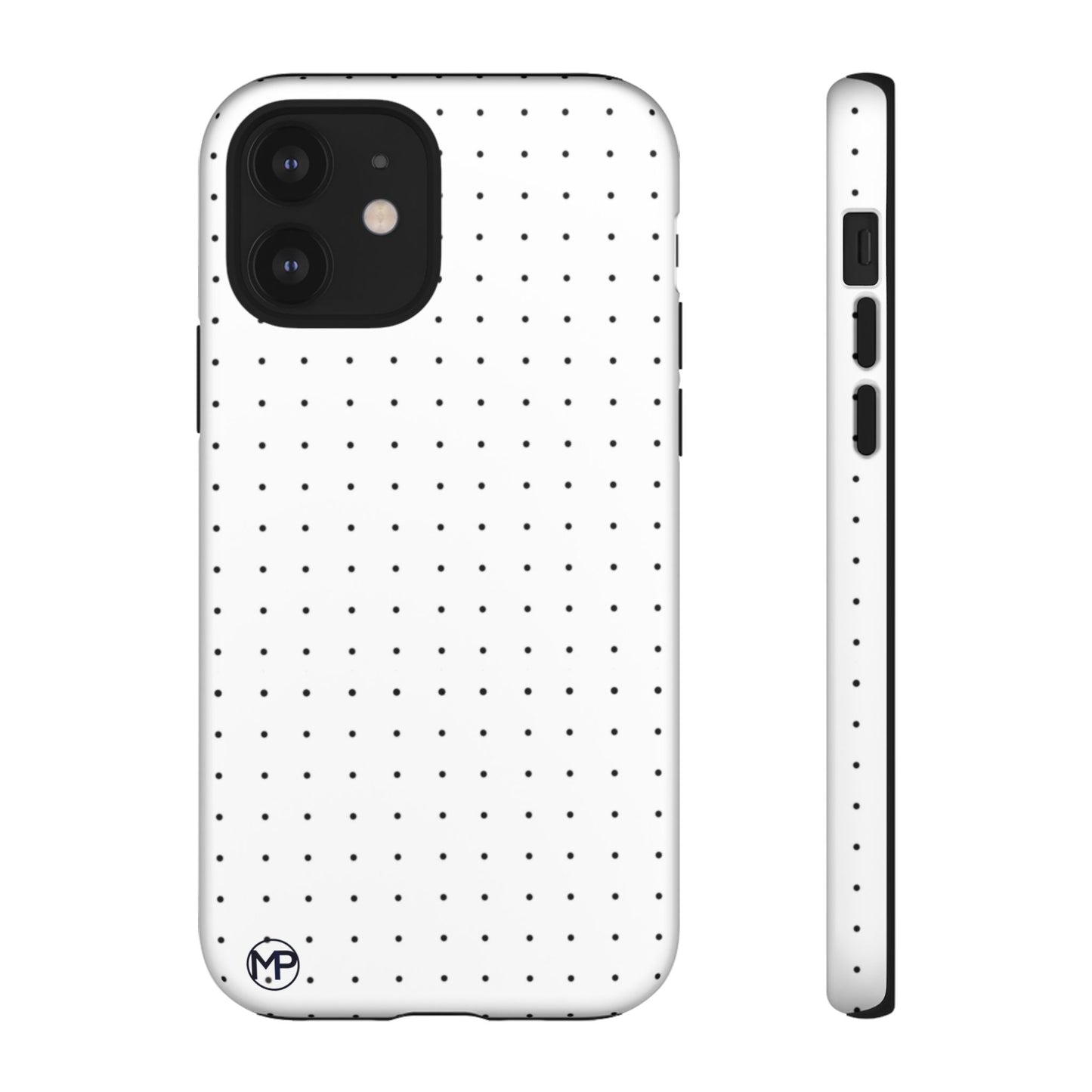 White Mini Polka-Dot Dot Tough Phone Case