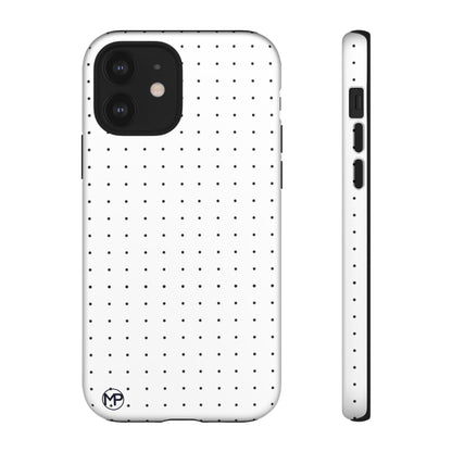 White Mini Polka-Dot Dot Tough Phone Case