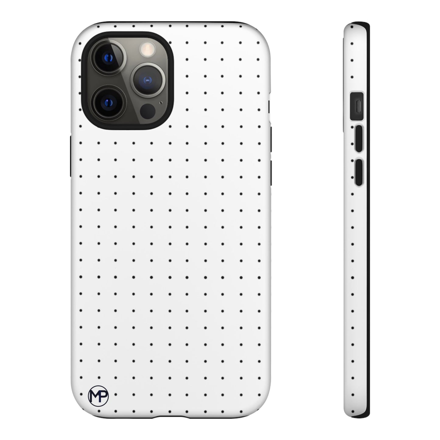 White Mini Polka-Dot Dot Tough Phone Case