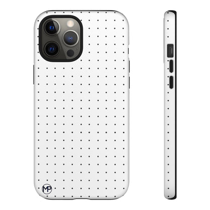 White Mini Polka-Dot Dot Tough Phone Case