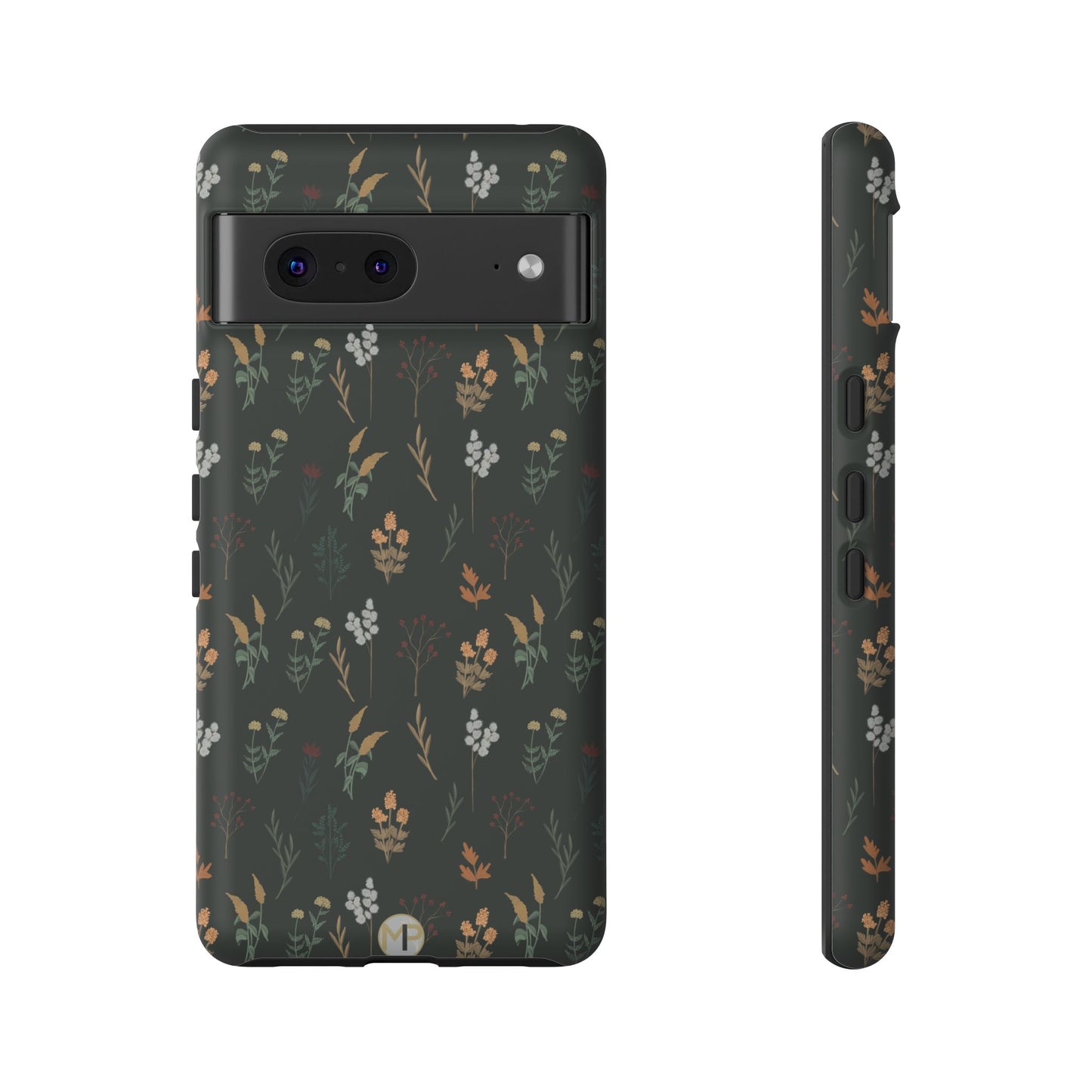 Pressed Floral Tough Phone Case - Durable Design for Nature Lovers