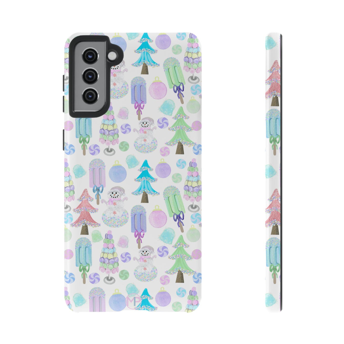 Cute Winter Phone Case, Festive Holiday Design, Tough Phone Cover, Winter Wonderland Case, Christmas Gift for Friends