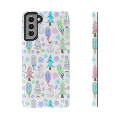 Cute Winter Phone Case, Festive Holiday Design, Tough Phone Cover, Winter Wonderland Case, Christmas Gift for Friends