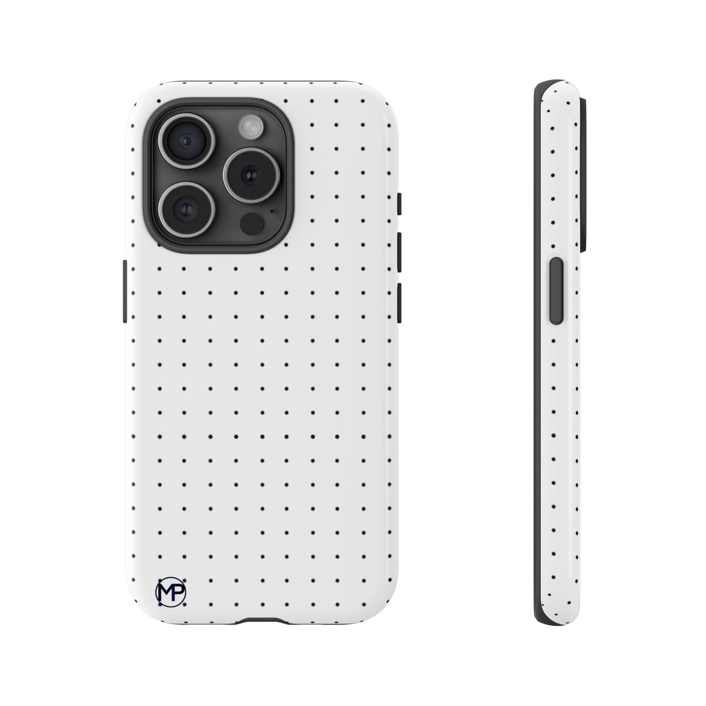White Mini Polka-Dot Dot Tough Phone Case