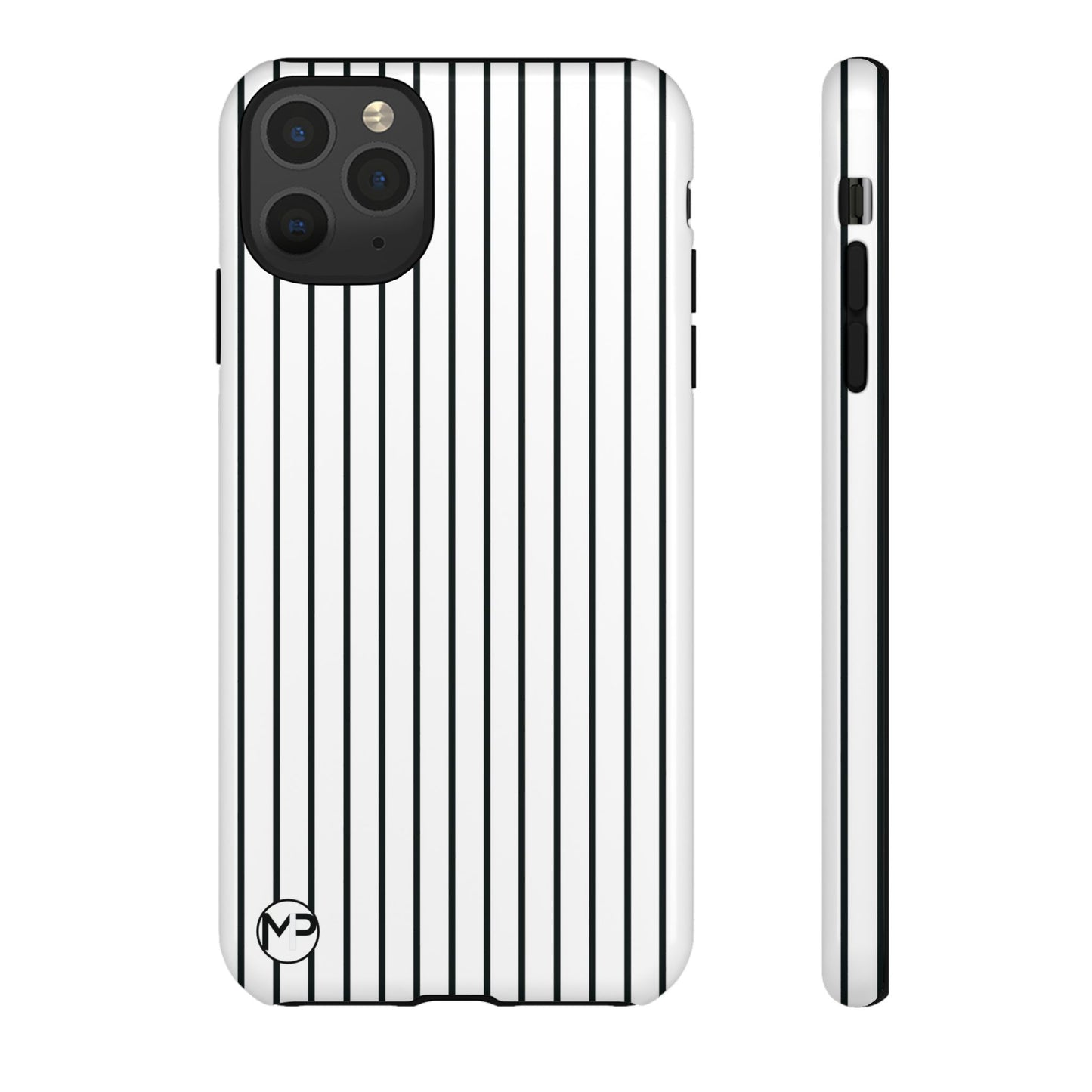 Striped Tough Phone Case — Slim Protective iPhone Cover