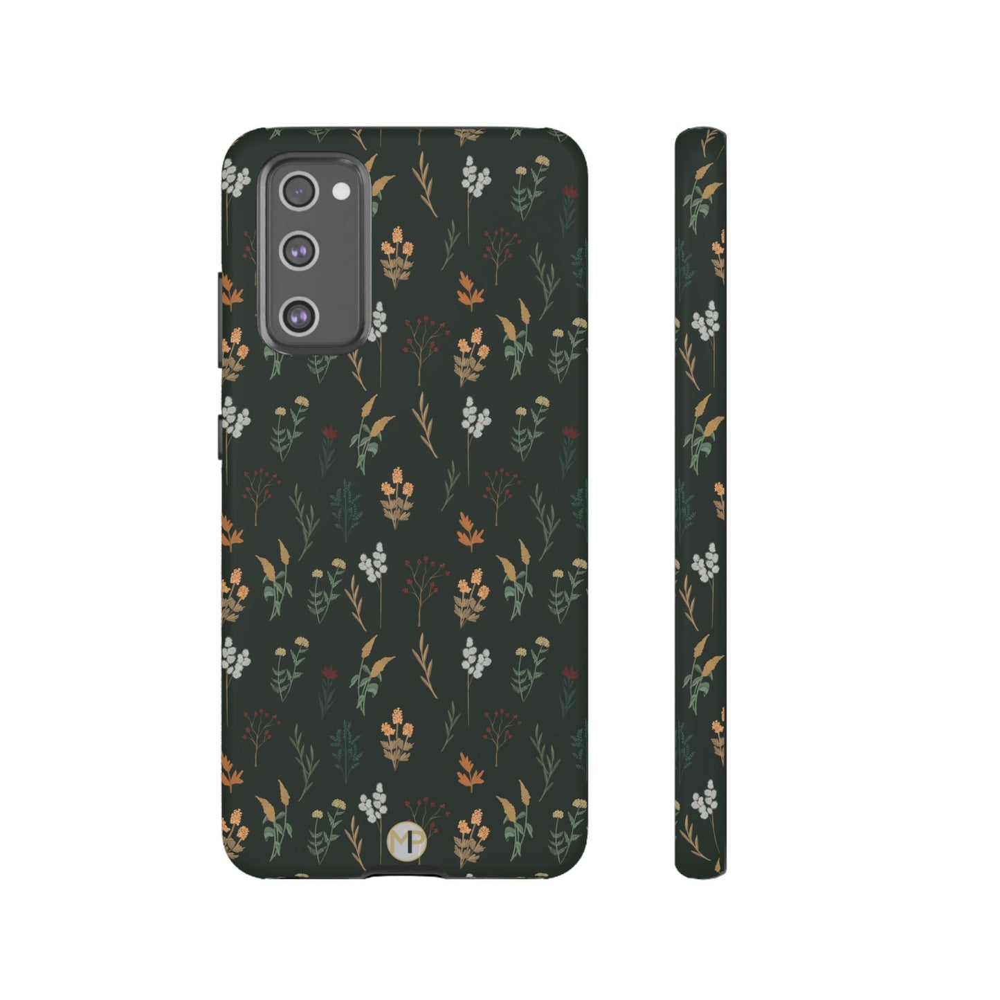Pressed Floral Tough Phone Case - Durable Design for Nature Lovers