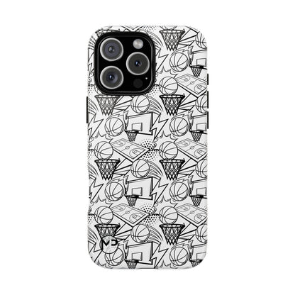 Basketball Doodle Tough Phone Case