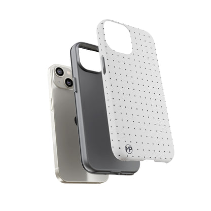 White Mini Polka-Dot Dot Tough Phone Case