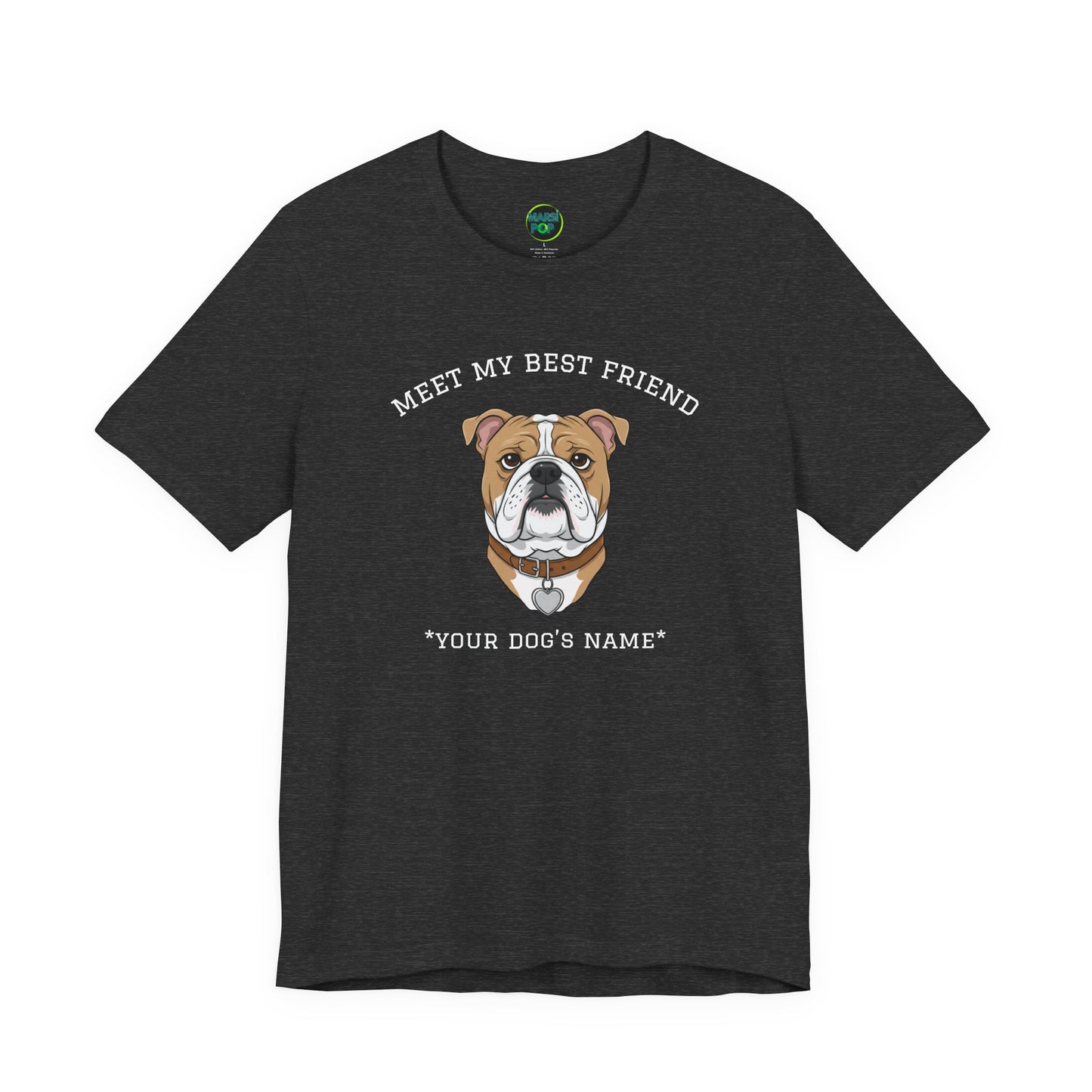 Bulldog Personalized Dog T-Shirt