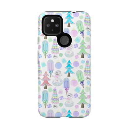 Cute Winter Phone Case, Festive Holiday Design, Tough Phone Cover, Winter Wonderland Case, Christmas Gift for Friends