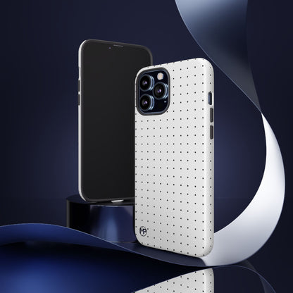 White Mini Polka-Dot Dot Tough Phone Case