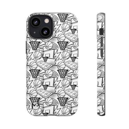 Basketball Doodle Tough Phone Case