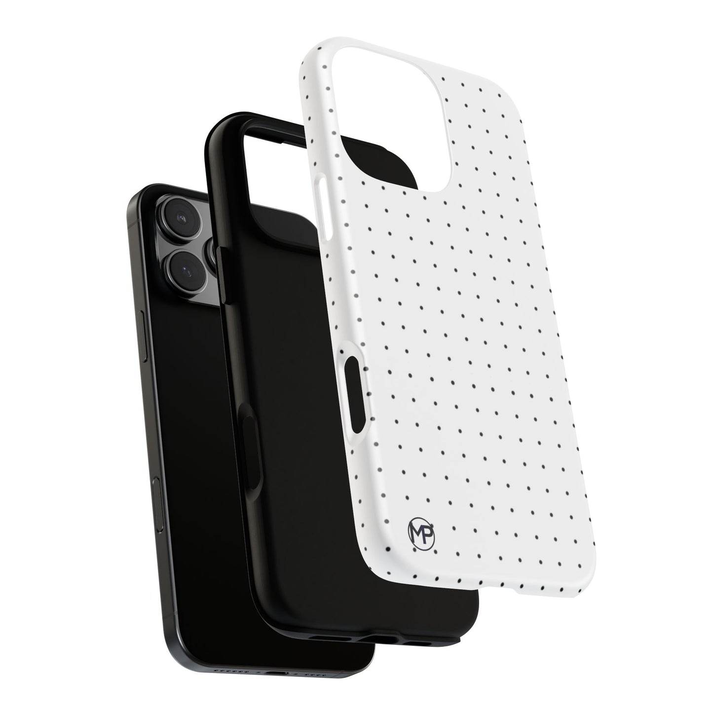 White Mini Polka-Dot Dot Tough Phone Case