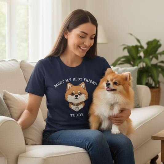 Pomeranian Personalized Dog T-Shirt