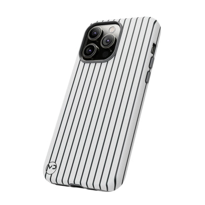 Striped Tough Phone Case — Slim Protective iPhone Cover