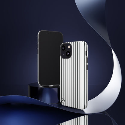 Striped Tough Phone Case — Slim Protective iPhone Cover