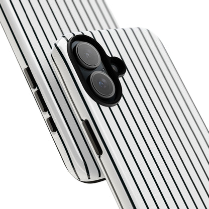 Striped Tough Phone Case — Slim Protective iPhone Cover
