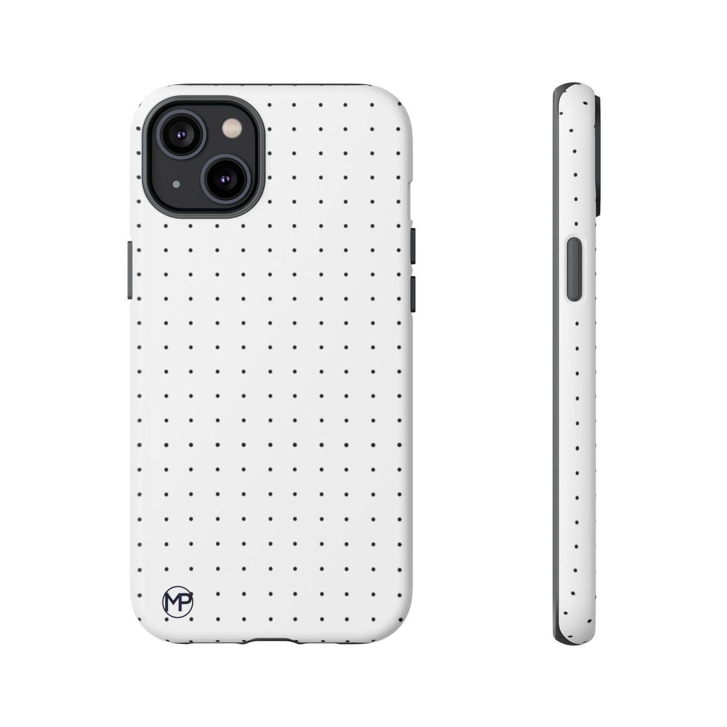 White Mini Polka-Dot Dot Tough Phone Case