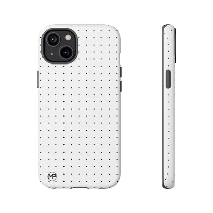 White Mini Polka-Dot Dot Tough Phone Case