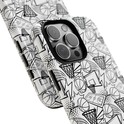 Basketball Doodle Tough Phone Case