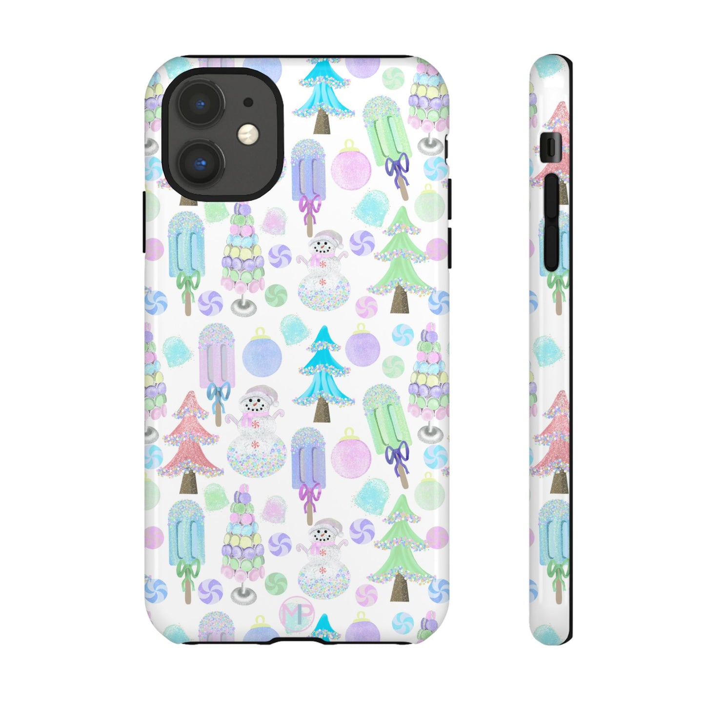 Cute Winter Phone Case, Festive Holiday Design, Tough Phone Cover, Winter Wonderland Case, Christmas Gift for Friends
