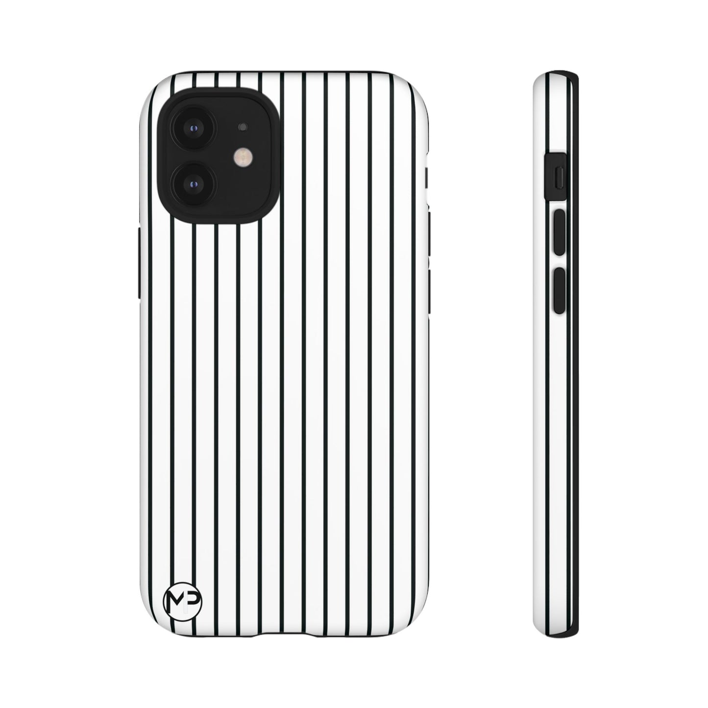 Striped Tough Phone Case — Slim Protective iPhone Cover