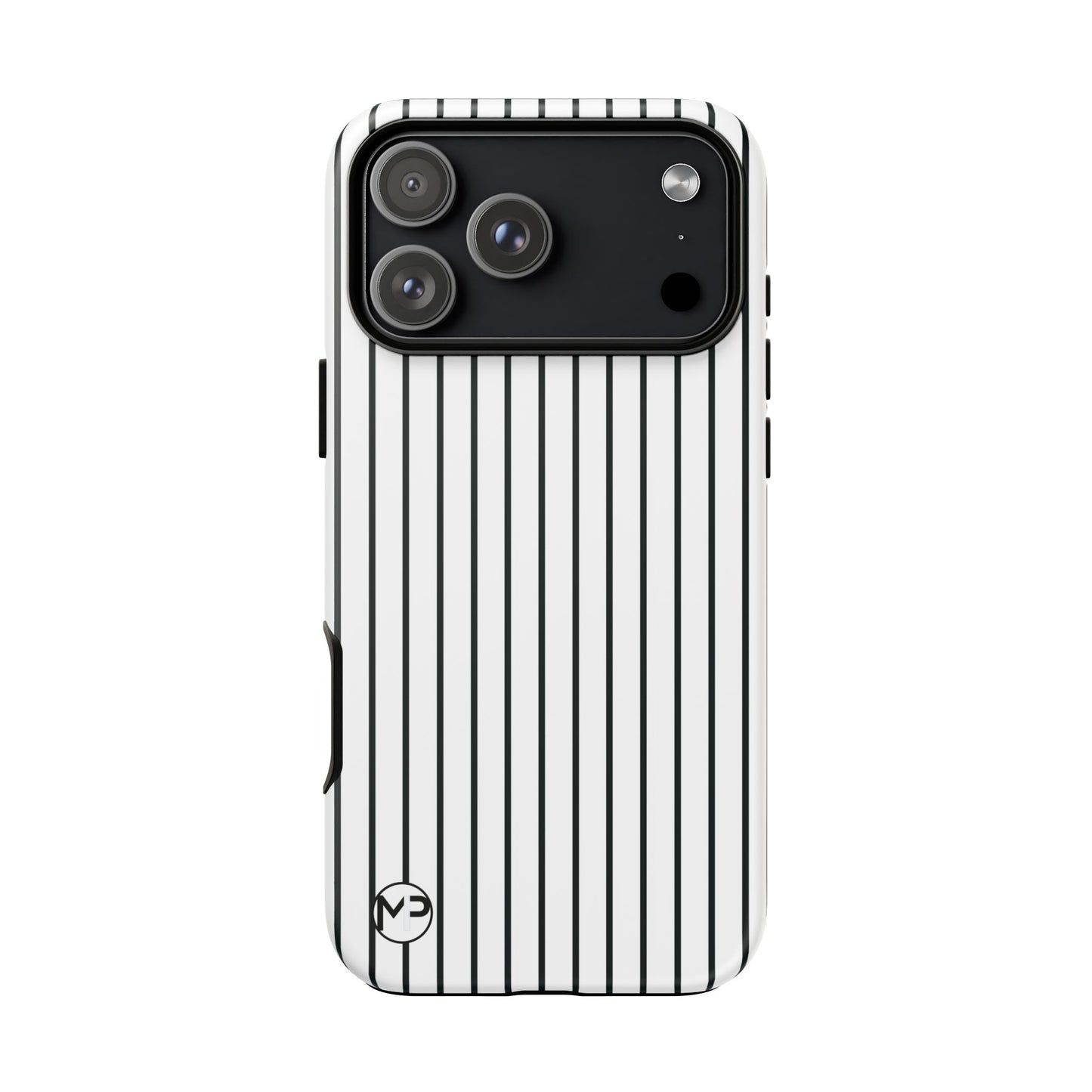 Striped Tough Phone Case — Slim Protective iPhone Cover