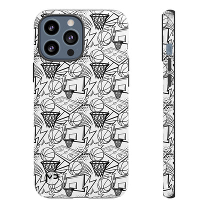 Basketball Doodle Tough Phone Case