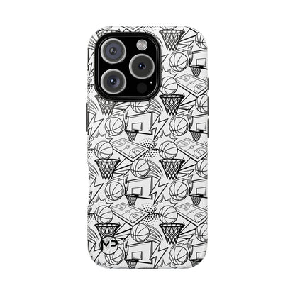 Basketball Doodle Tough Phone Case