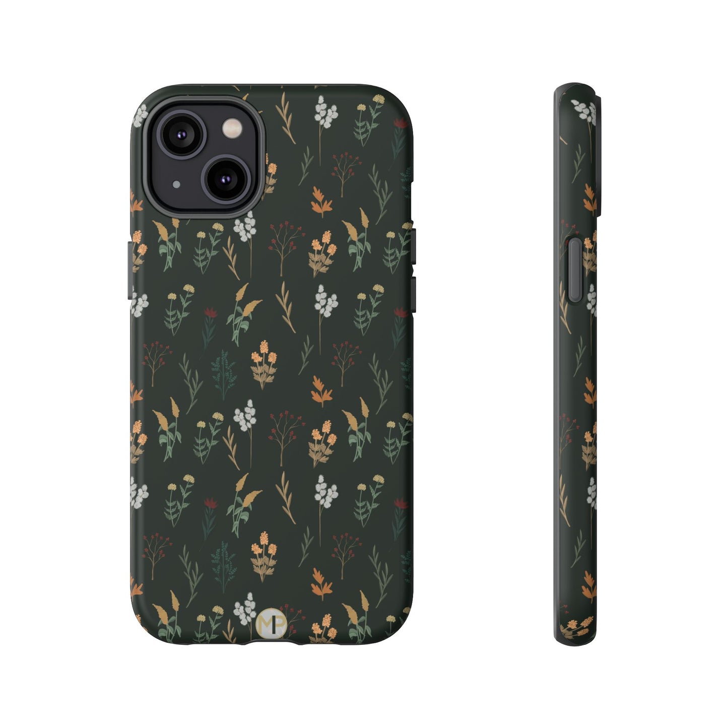 Pressed Floral Tough Phone Case - Durable Design for Nature Lovers