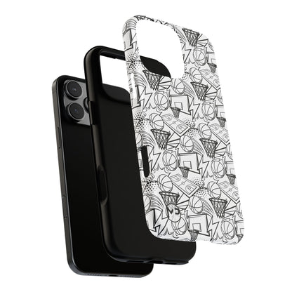 Basketball Doodle Tough Phone Case