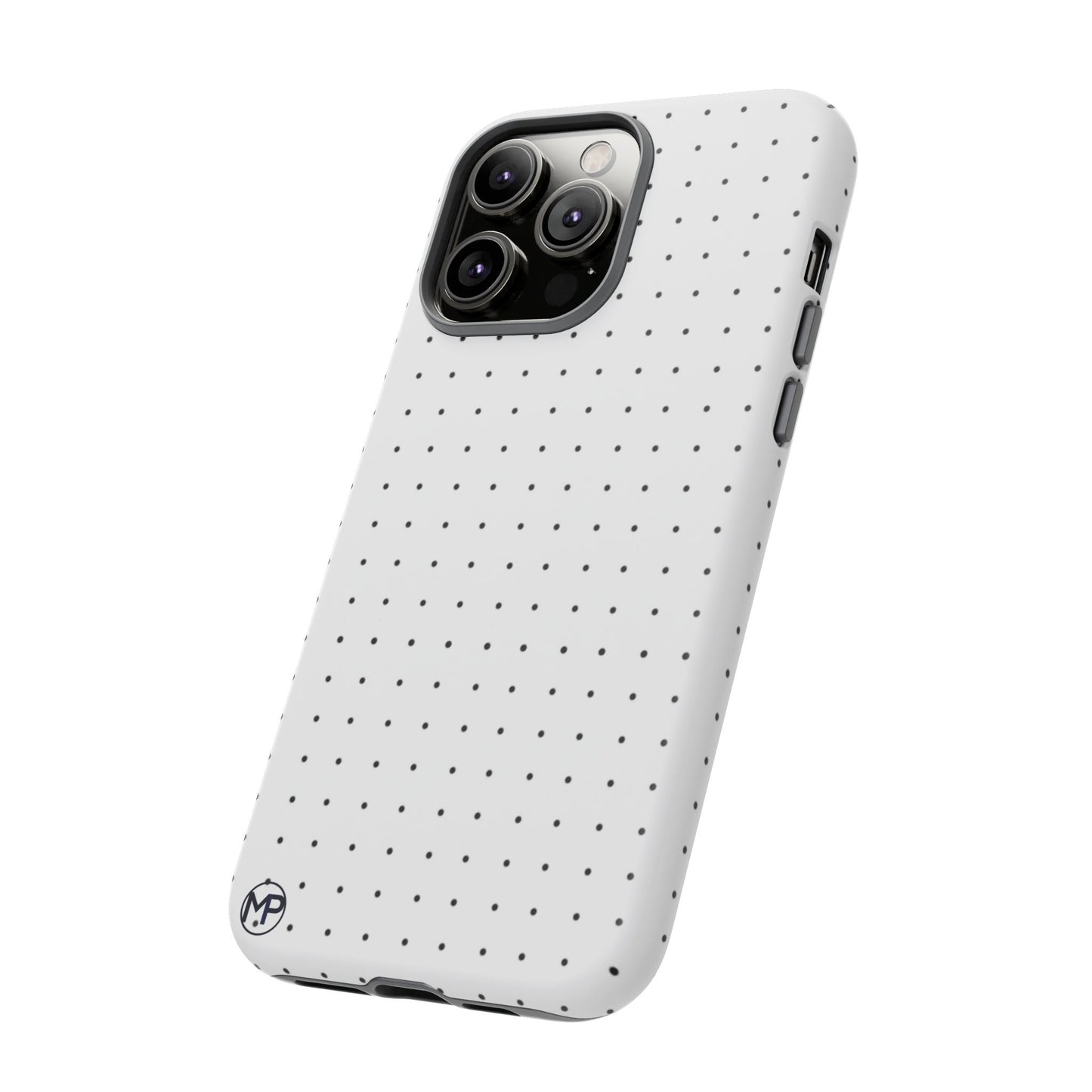White Mini Polka-Dot Dot Tough Phone Case