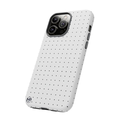 White Mini Polka-Dot Dot Tough Phone Case