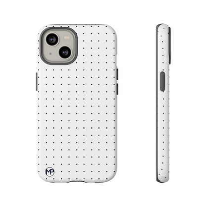 White Mini Polka-Dot Dot Tough Phone Case
