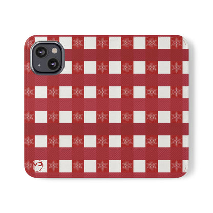 Red Buffalo Plaid Holiday Wallet Phone Case