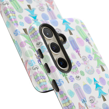 Cute Winter Phone Case, Festive Holiday Design, Tough Phone Cover, Winter Wonderland Case, Christmas Gift for Friends