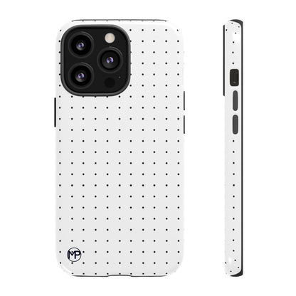 White Mini Polka-Dot Dot Tough Phone Case