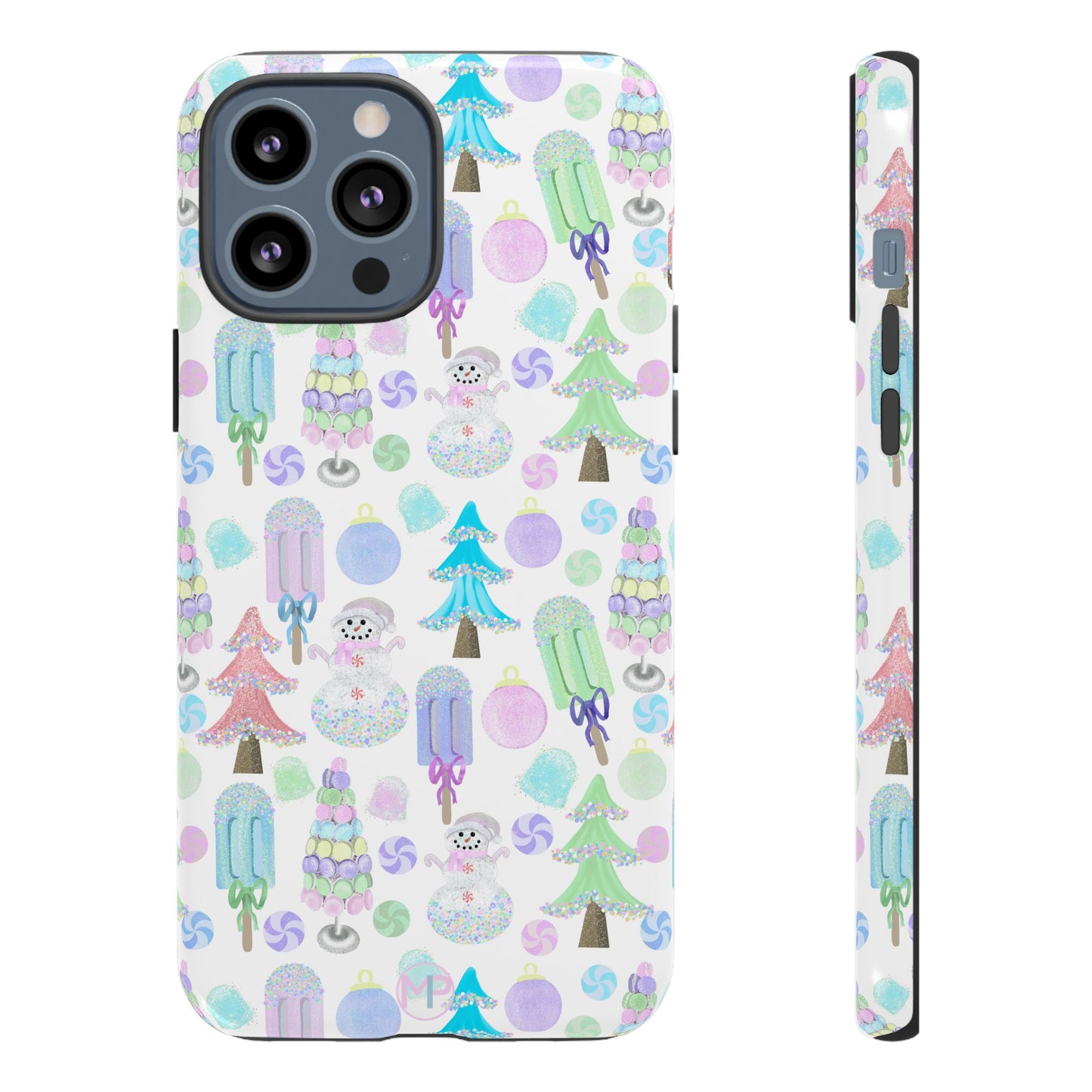 Cute Winter Phone Case, Festive Holiday Design, Tough Phone Cover, Winter Wonderland Case, Christmas Gift for Friends