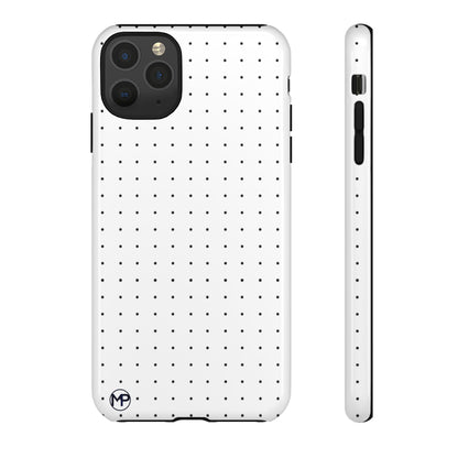 White Mini Polka-Dot Dot Tough Phone Case