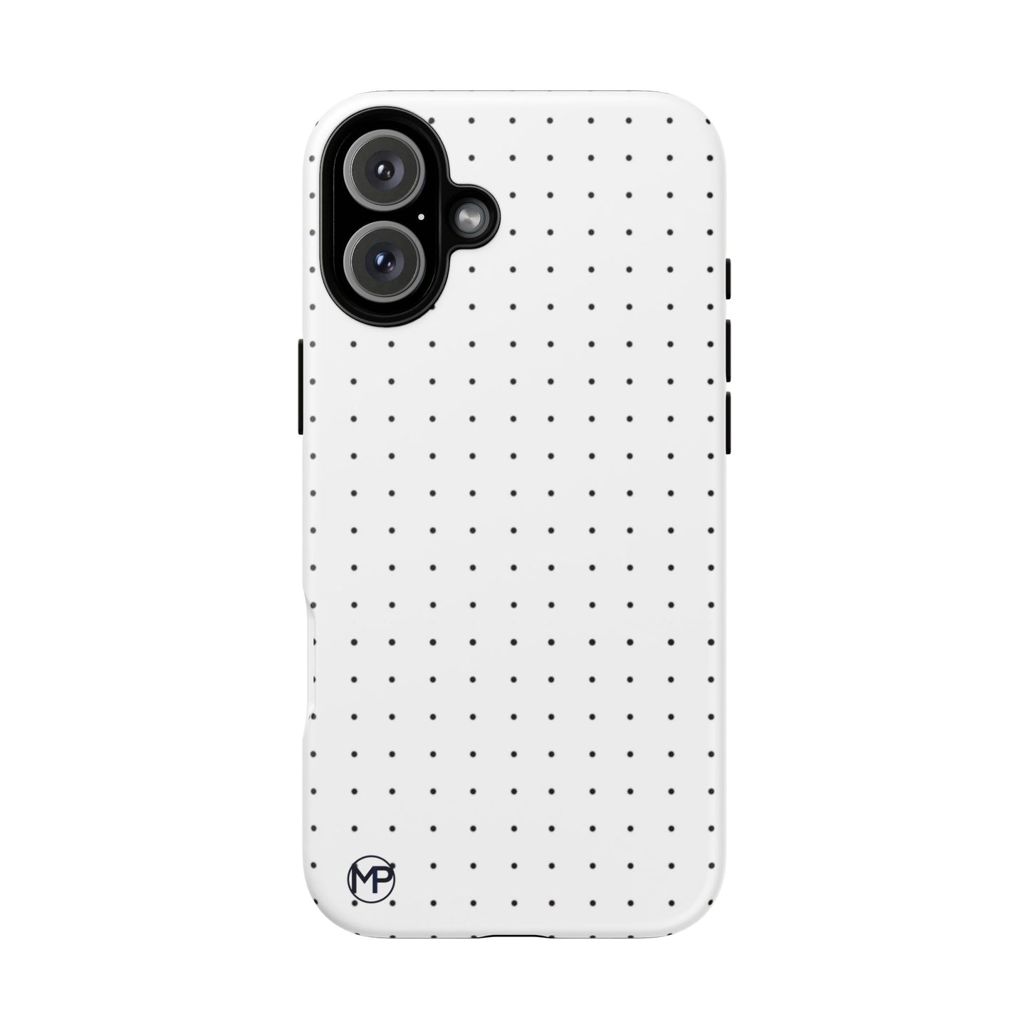 White Mini Polka-Dot Dot Tough Phone Case