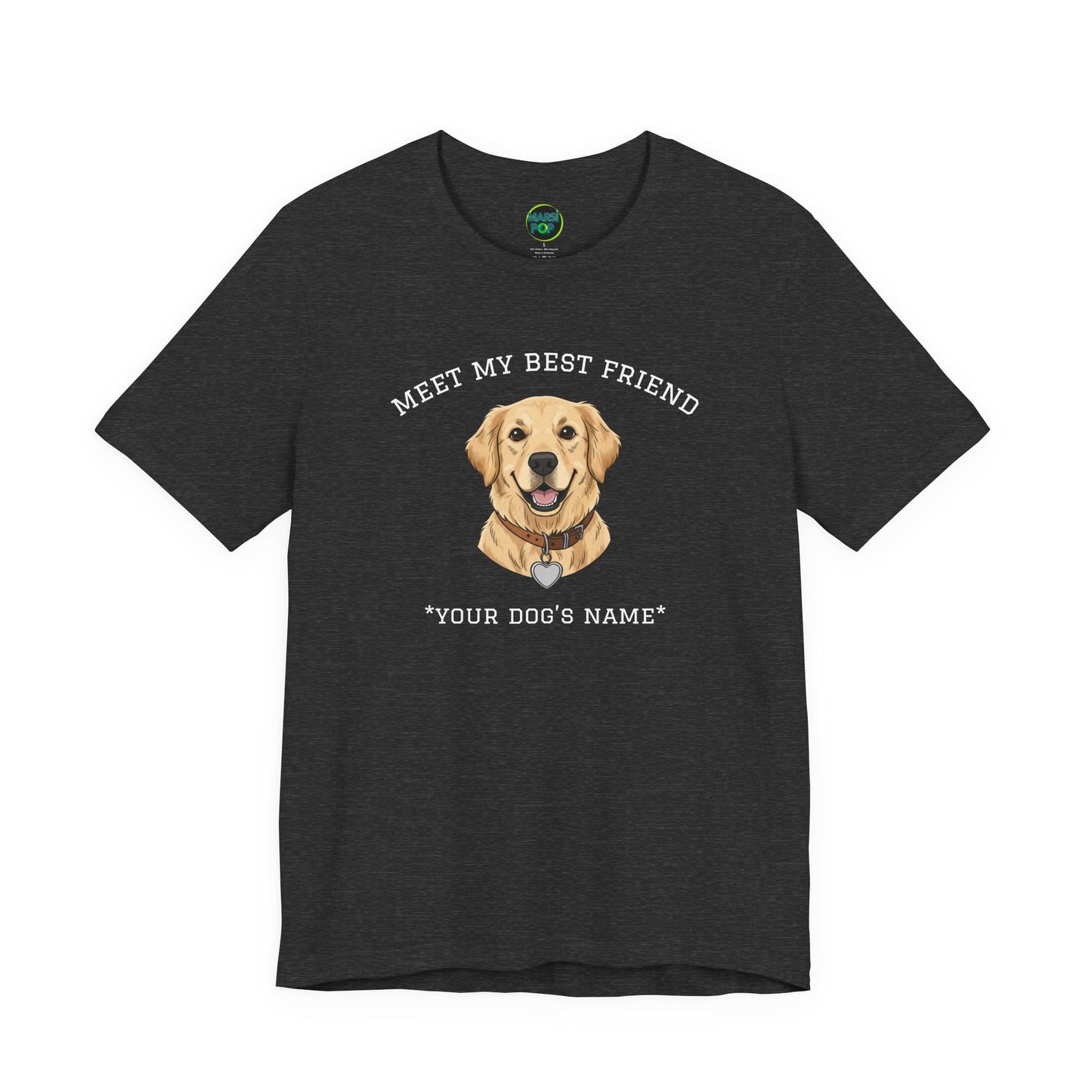 Golden Retriever Personalized Dog T-Shirt