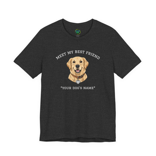Golden Retriever Personalized Dog T-Shirt