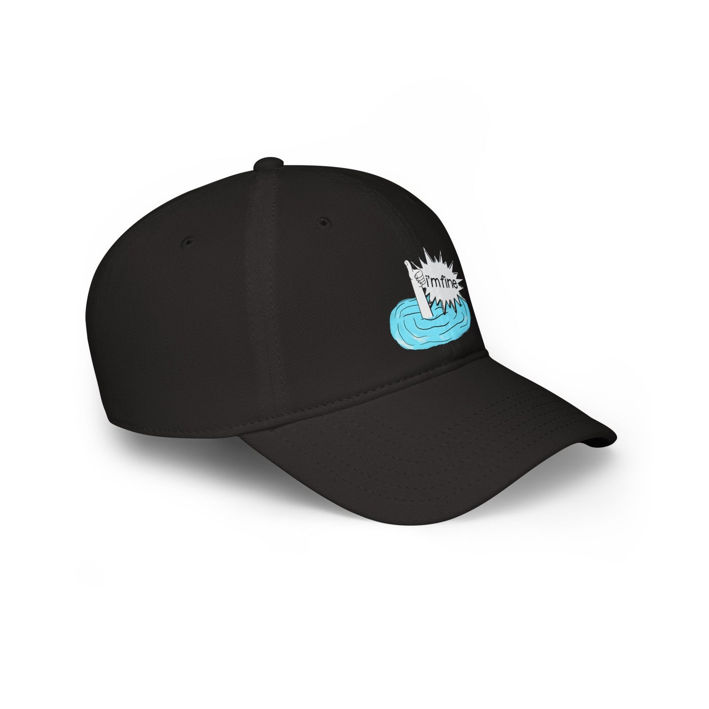 'I'm Fine' Drowning Graphic Hat
