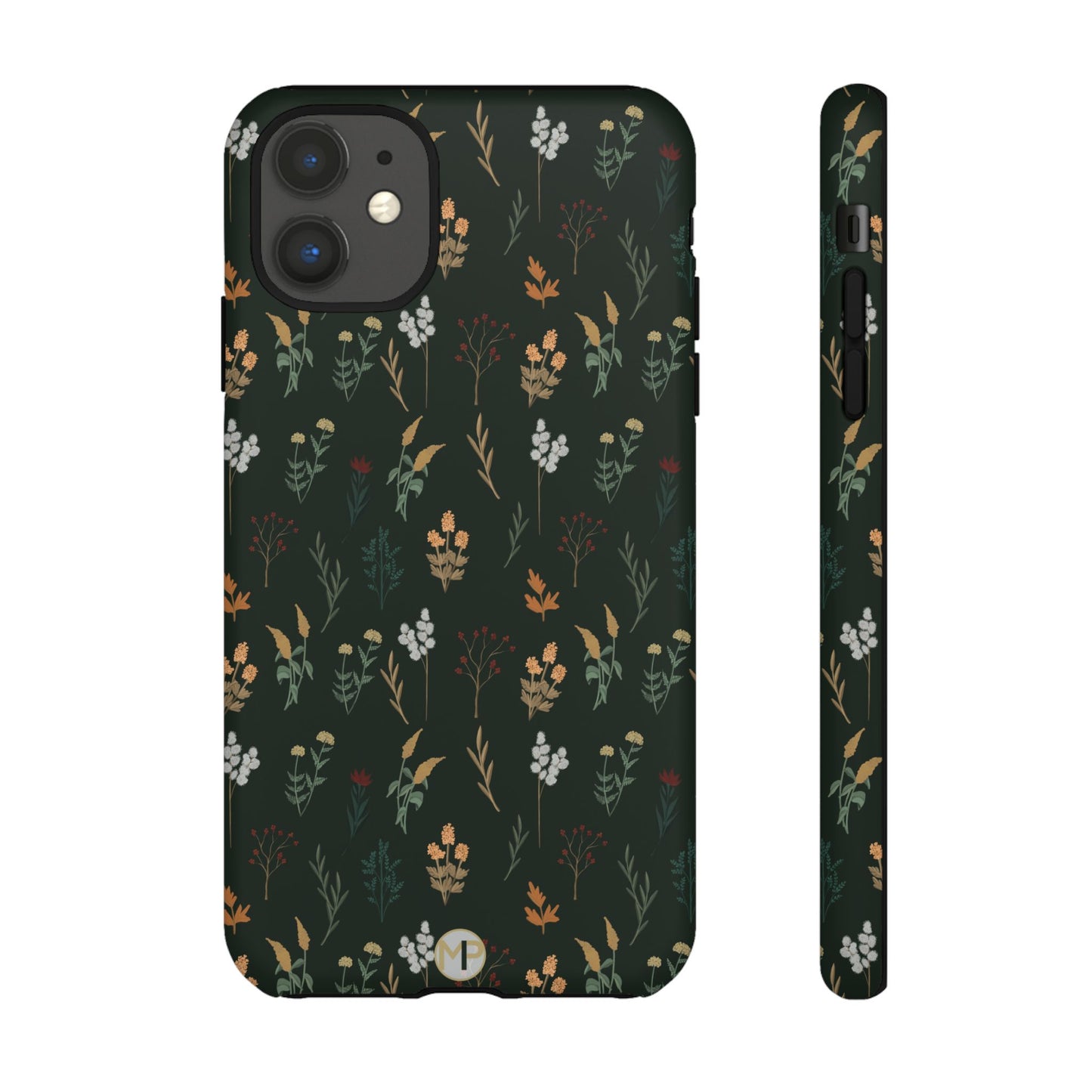 Pressed Floral Tough Phone Case - Durable Design for Nature Lovers