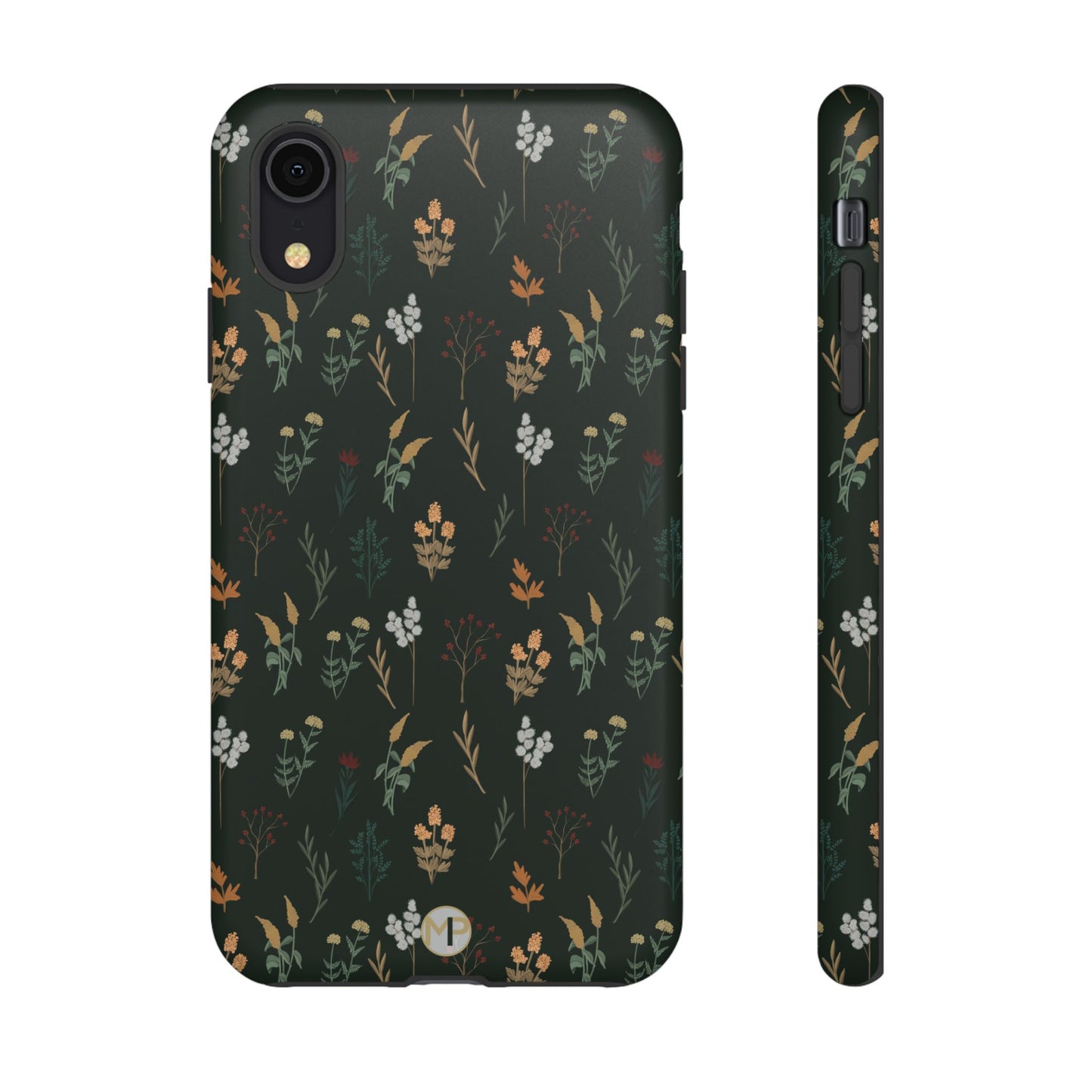 Pressed Floral Tough Phone Case - Durable Design for Nature Lovers